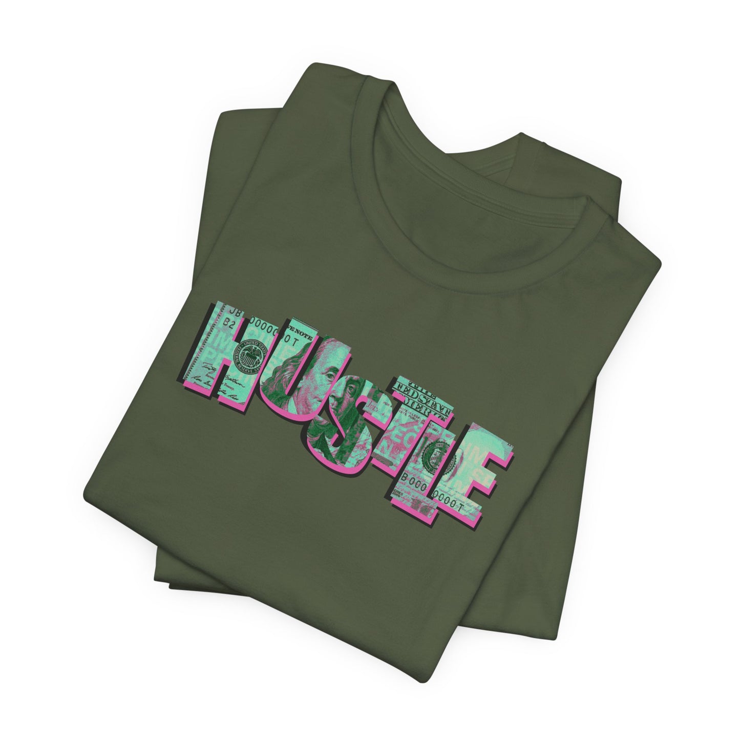 HUSTLE PINK TEE