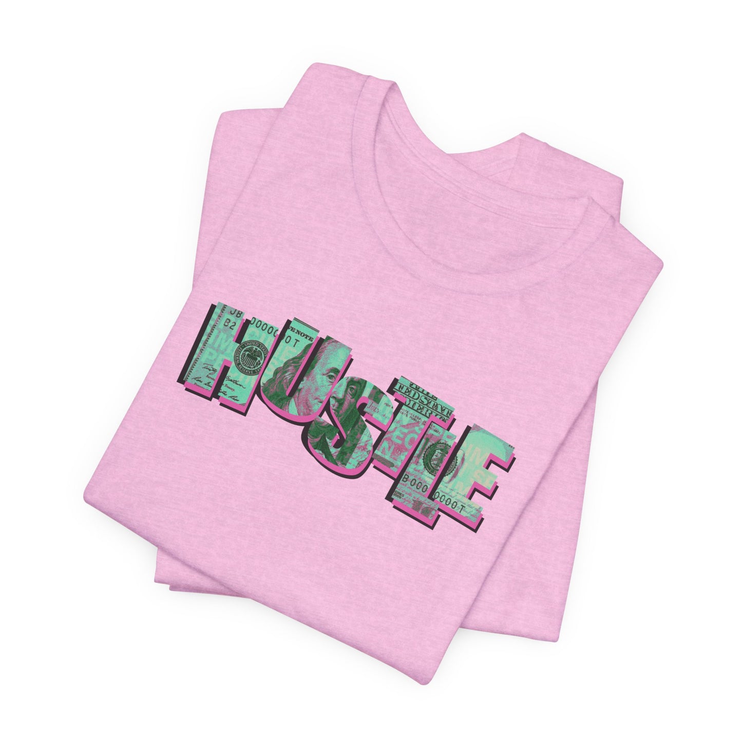 HUSTLE PINK TEE