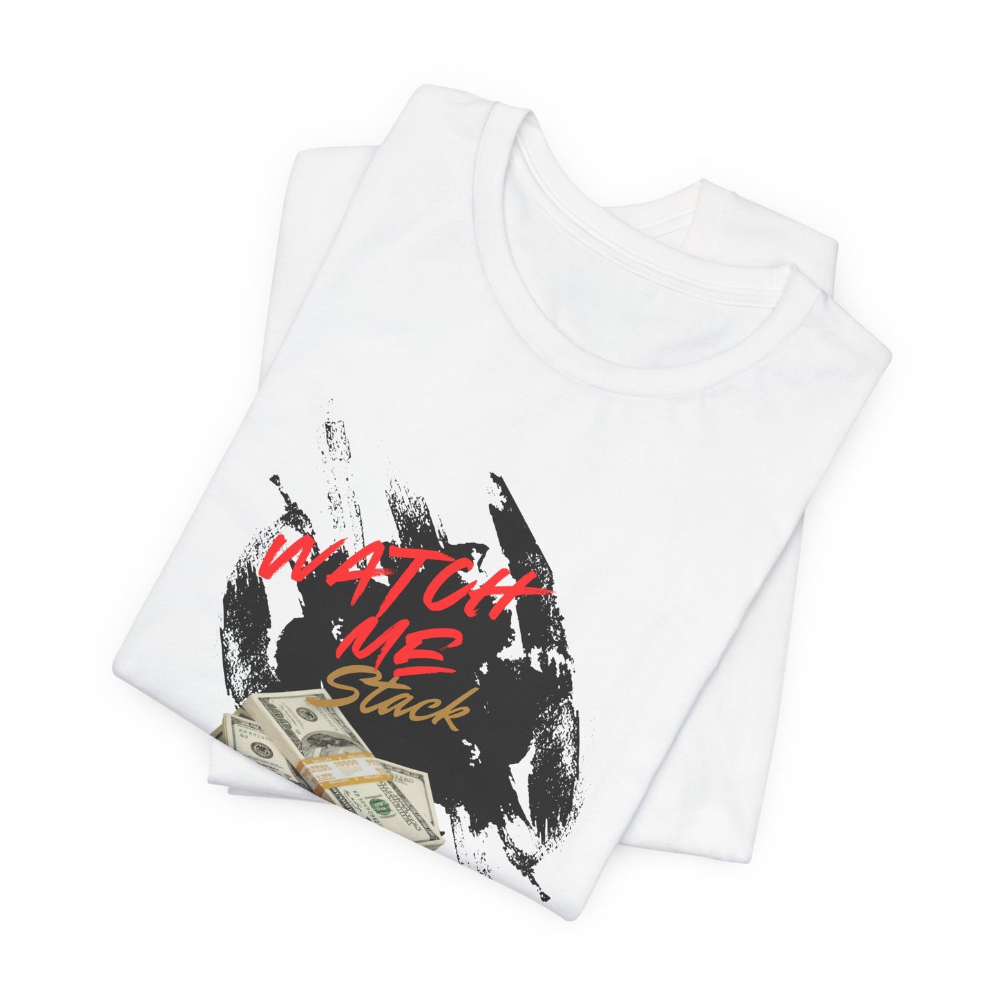 WATCH ME STACK GRAPHIC TEE